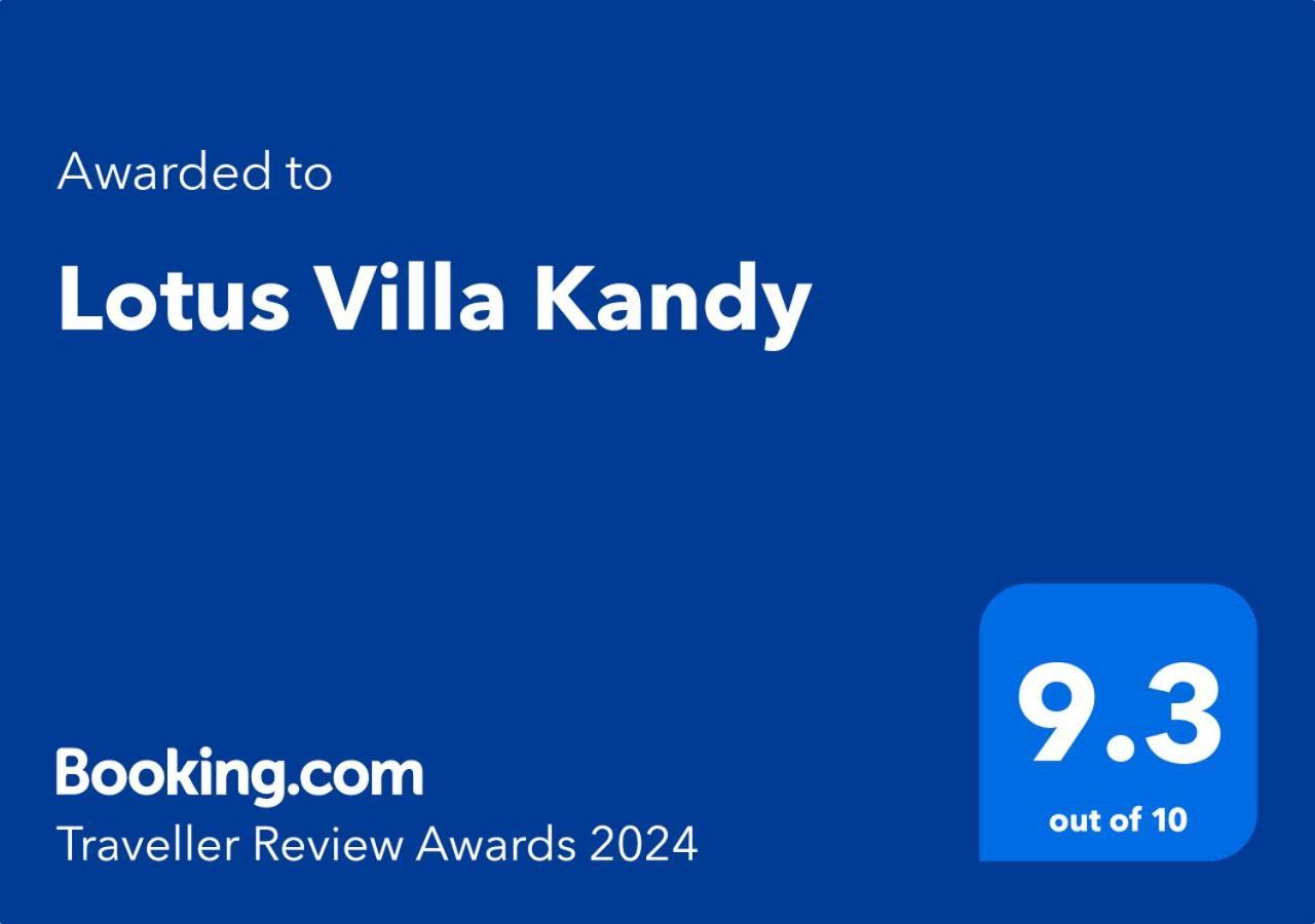 Lotus Villa Kandy Peradeniya Kültér fotó